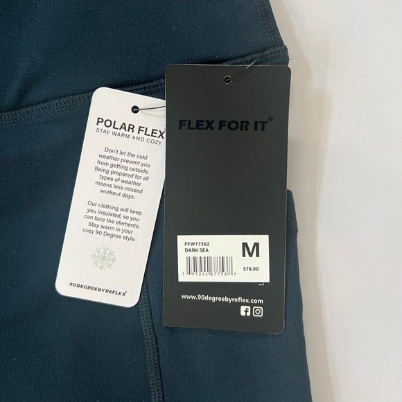 Cold Gear High Waist Fleece Lined Legging with Side Pockets - Picture 6 of 8